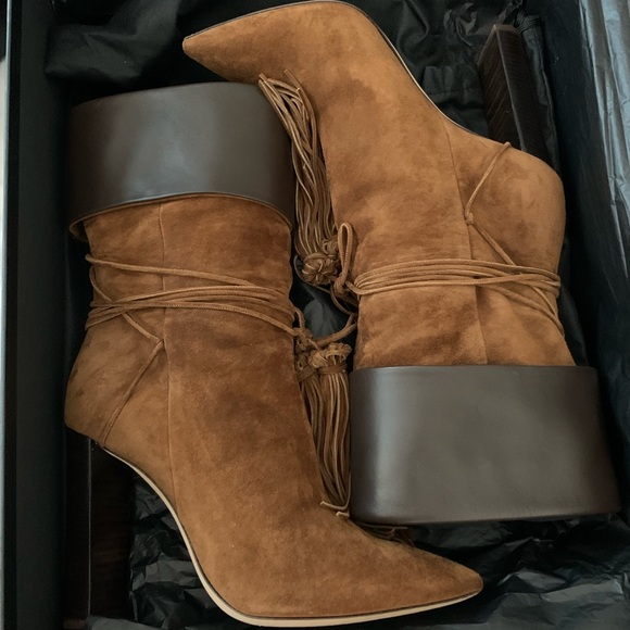 COPY - Saint Laurent Tassel Boots - Picture 1 of 9